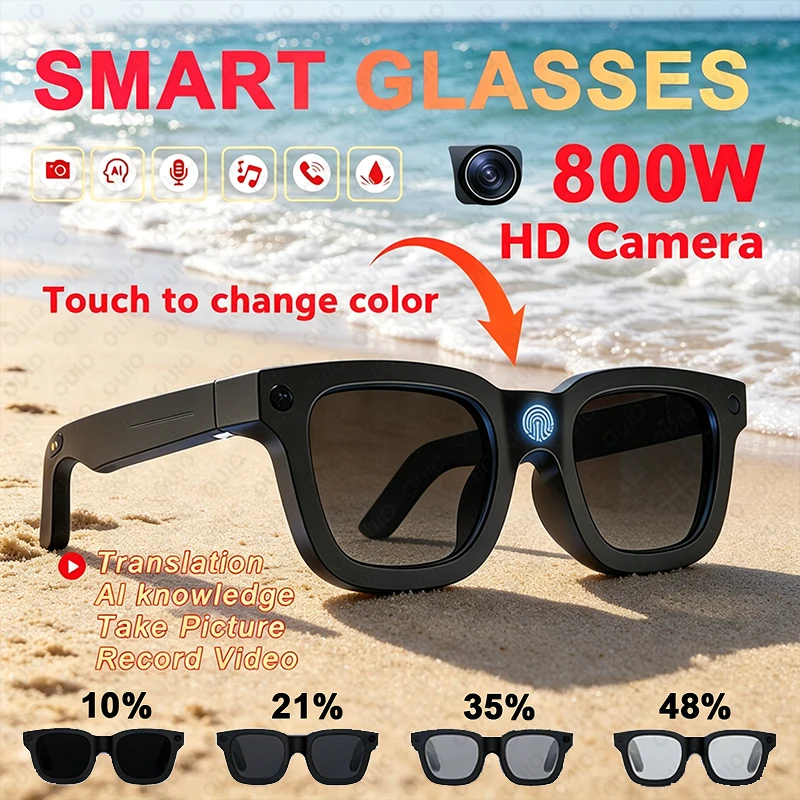 2026 New 8 Million Pixels Smart Glasses HD Photo Video Recording AI Intelligent Translation Call Noise Reduction Smart Glasses
2026 New 8 Million Pixels Smart Glasses HD Photo Video Recording AI Intelligent Translation Call Noise Reduction Smart Glasses