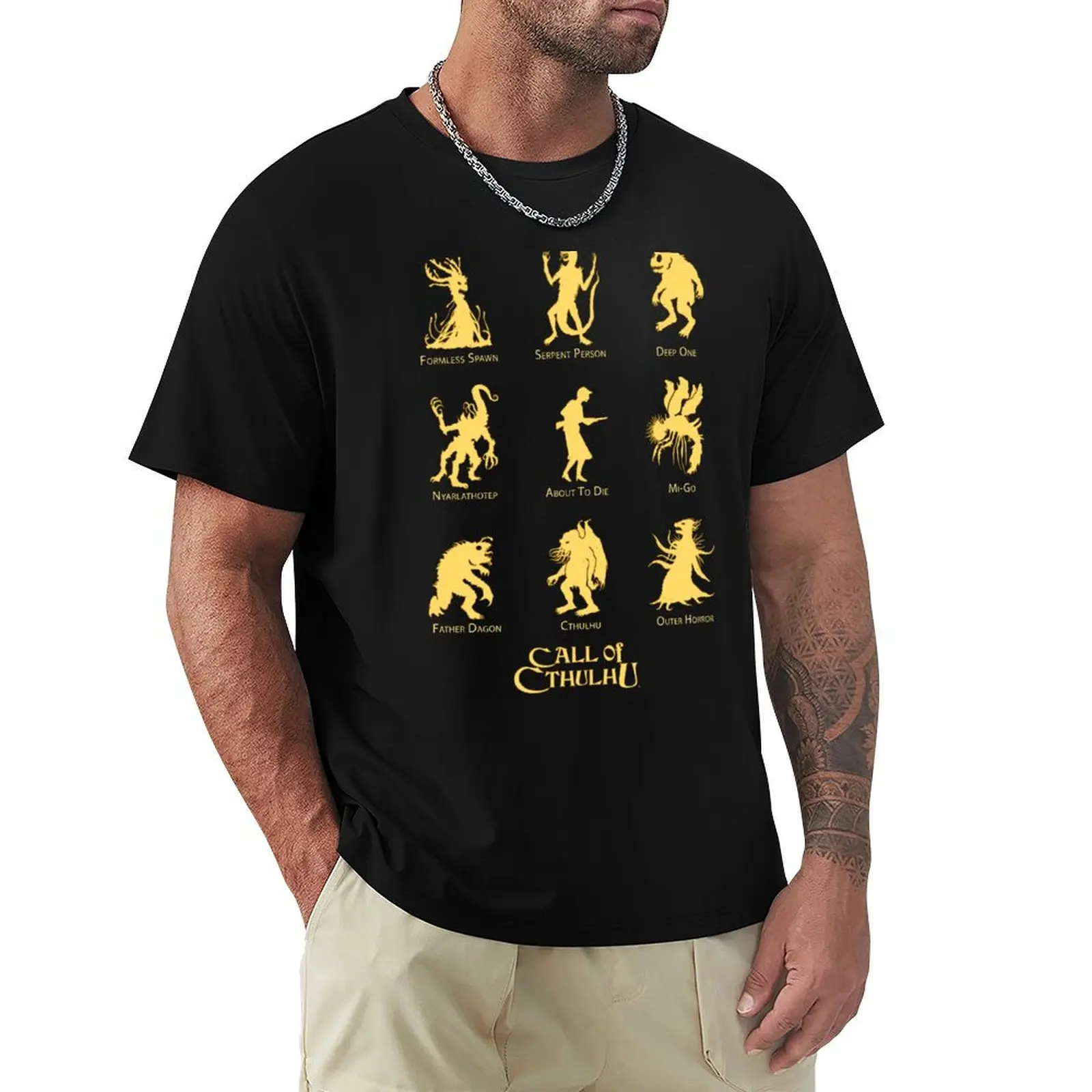 Call of Cthulhu - Know Your Monsters T-Shirt Modern Style Print T-Shirt
Call of Cthulhu - Know Your Monsters T-Shirt Modern Style Print T-Shirt