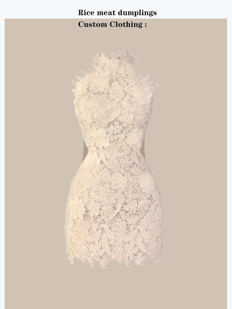 Elegant Floral Lace Neckline Dress Women's Charming Design Asymmetrical Skirt Polyester Fabric Bodycon Style for Dating
Elegant Floral Lace Neckline Dress Women's Charming Design Asymmetrical Skirt Polyester Fabric Bodycon Style for Dating