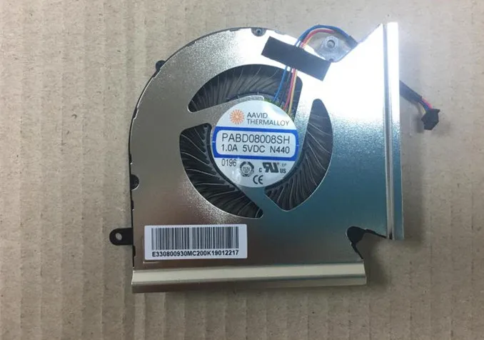 New For MSI GE66 GP66 GL66 LAPTOP CPU COOLING FAN DC5V 1.0A PABD08008SH N440
New For MSI GE66 GP66 GL66 LAPTOP CPU COOLING FAN DC5V 1.0A PABD08008SH N440