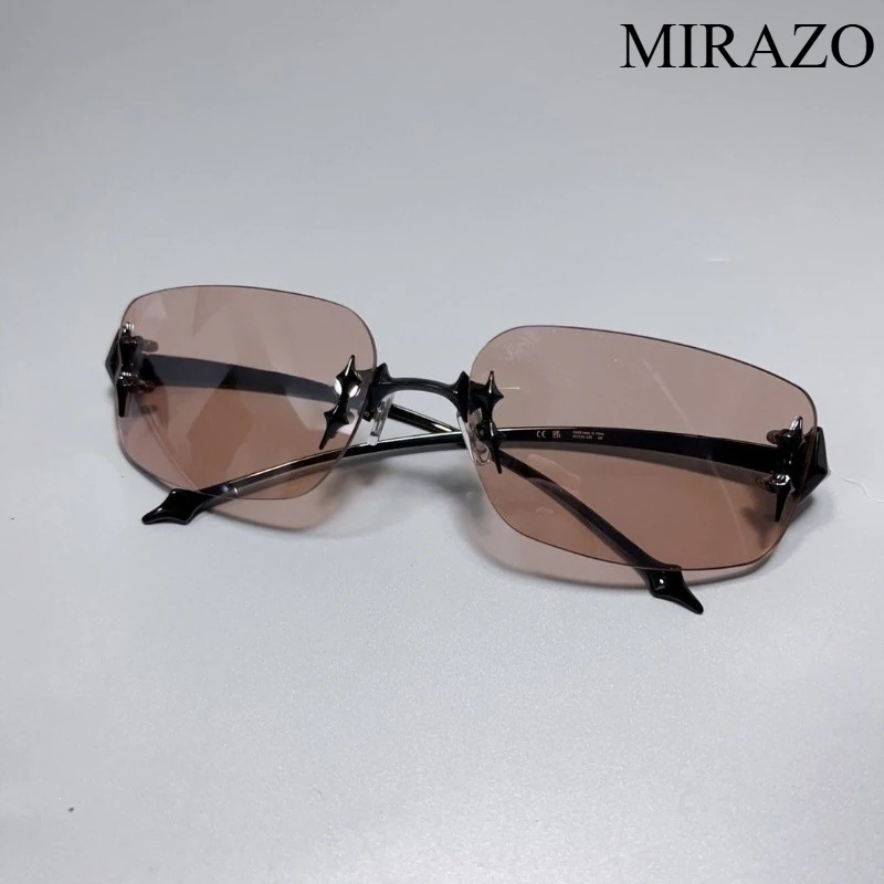 MIRAZO Frameless Star Sunglasses Elliptical Premium Rimless Sunglasses Y2K Spicy Hot Girl Ins Gradient Lens Sun Glasses Female
MIRAZO Frameless Star Sunglasses Elliptical Premium Rimless Sunglasses Y2K Spicy Hot Girl Ins Gradient Lens Sun Glasses Female