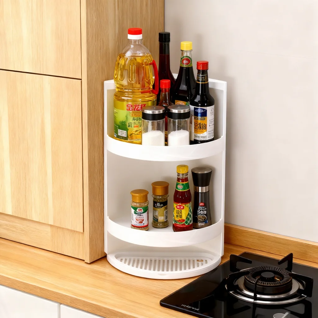 3-х уровневый 360 ° Вращающаяся угловая полка — компактная настенная/настольная полка для косметики в ванной комнате, кухонных принадлежностей, ухода за кожей
3-х уровневый 360 ° Вращающаяся угловая полка — компактная настенная/настольная полка для косметики в ванной комнате, кухонных принадлежностей, ухода за кожей