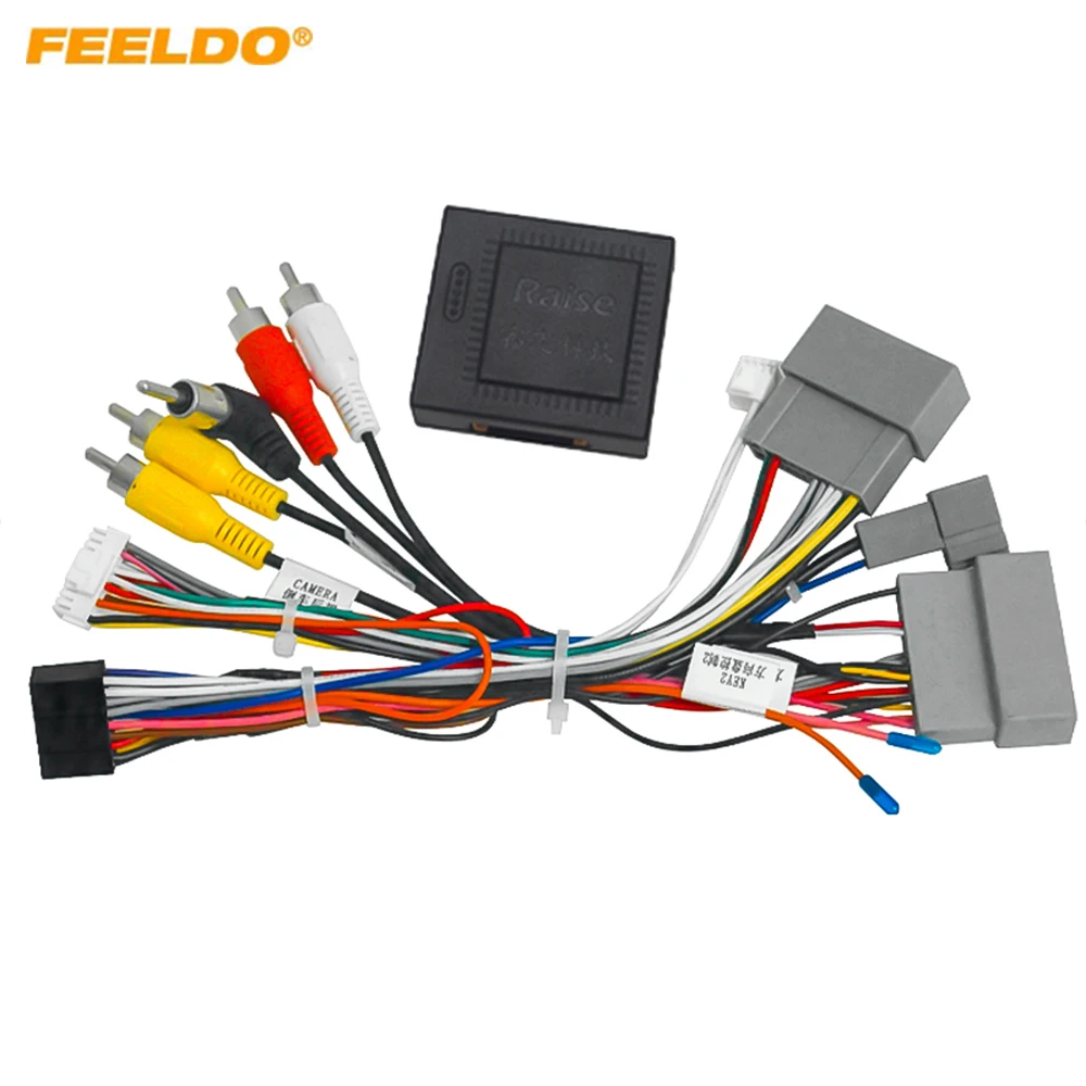 FEELDO Car Audio Wiring Harness For Honda Odyssey 2022/CRV 2017+ Aftermarket 16pin Stereo Installation Wire Adapter
FEELDO Car Audio Wiring Harness For Honda Odyssey 2022/CRV 2017+ Aftermarket 16pin Stereo Installation Wire Adapter