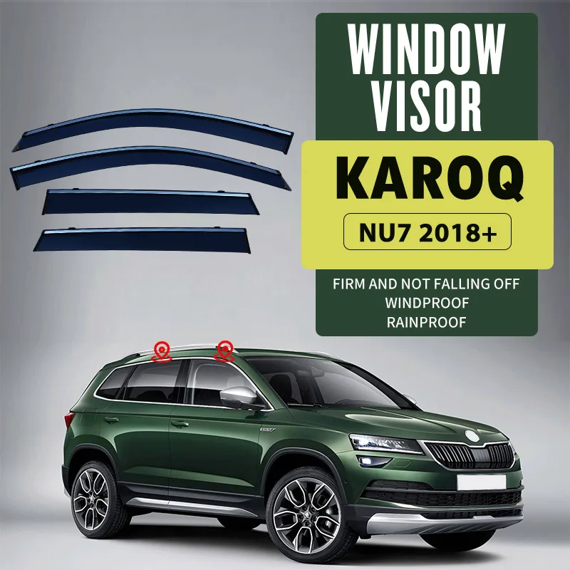 For Skoda KAROQ NU7 2018+ Car Win Visor Awning Shelters Windshield Side Window Rain Sun Shade Auto Accessories Car Styling
For Skoda KAROQ NU7 2018+ Car Win Visor Awning Shelters Windshield Side Window Rain Sun Shade Auto Accessories Car Styling