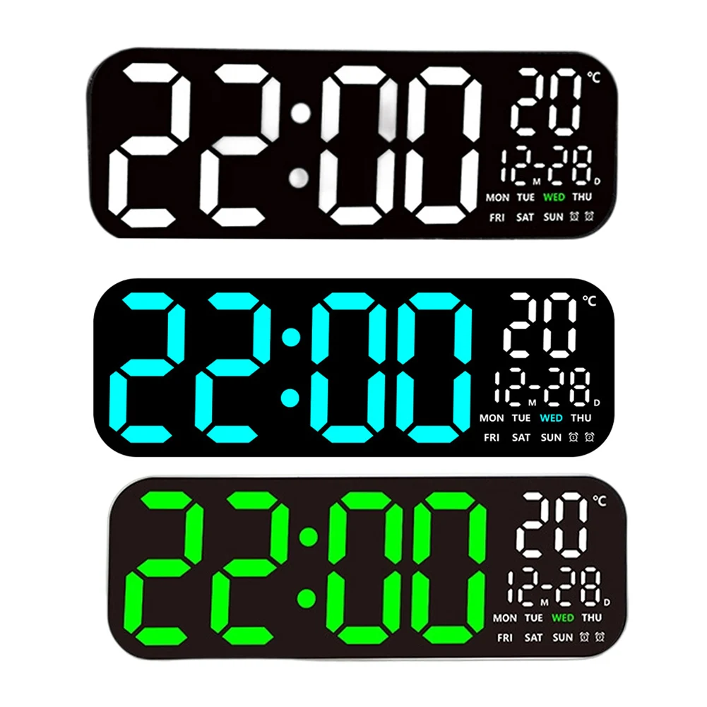Digital Wall Clock Timer, 24-Hour Indicator, For Living Room Bedroom Multifunctional Electronic Clock Large Screen Digital Clock
Digital Wall Clock Timer, 24-Hour Indicator, For Living Room Bedroom Multifunctional Electronic Clock Large Screen Digital Clock