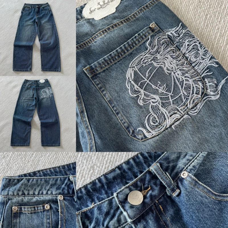 2026 Summer High-Quality Derschutze Pants High Street Hip Hop American Streetwear Embroidered Denim Jeans
2026 Summer High-Quality Derschutze Pants High Street Hip Hop American Streetwear Embroidered Denim Jeans