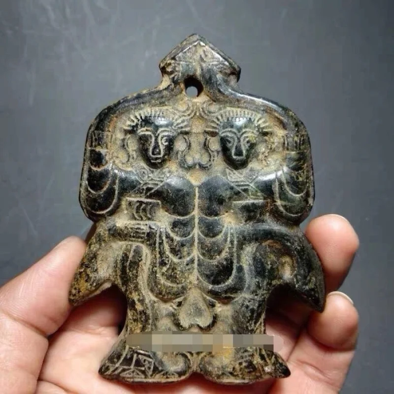 Antique Jade Artifact Antique Miscellaneous Collection Hongshan Culture Iron Stone Meteorite Double Jade Disc Old Goods Old Item
Antique Jade Artifact Antique Miscellaneous Collection Hongshan Culture Iron Stone Meteorite Double Jade Disc Old Goods Old Item