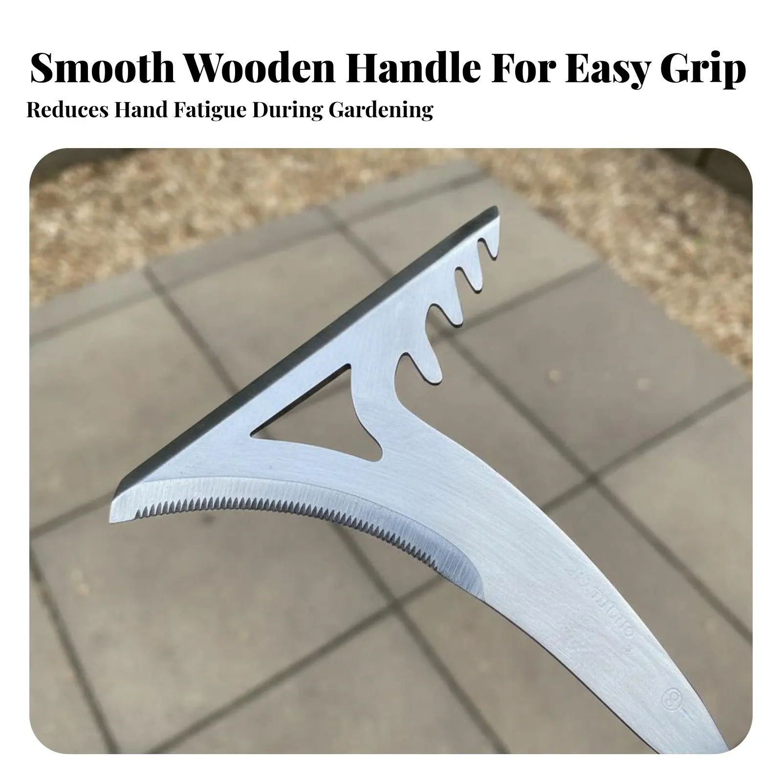 Stainless Steel Garden Weeder Blade Crevice Weeding Tool Multi-Function Weeding Hoe Sturdy Construction for Driveways
Stainless Steel Garden Weeder Blade Crevice Weeding Tool Multi-Function Weeding Hoe Sturdy Construction for Driveways