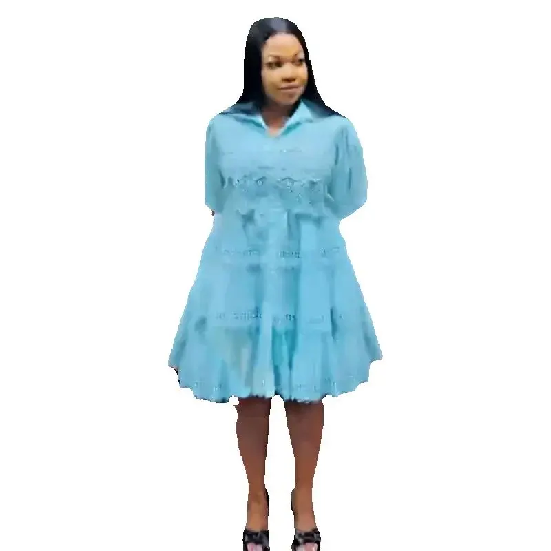 New African Dresses For Women Vetement Femme Dashiki Lace Africa Shirt Dress African Clothes Dashiki Ankara Dresses Ladies 2025
New African Dresses For Women Vetement Femme Dashiki Lace Africa Shirt Dress African Clothes Dashiki Ankara Dresses Ladies 2025