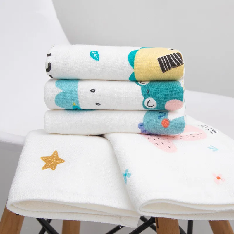 1Pc 25x50cm Random Pattern Cartoon Animal Printed Cotton Gauze Children Kids Baby Bathroom Face Towel
1Pc 25x50cm Random Pattern Cartoon Animal Printed Cotton Gauze Children Kids Baby Bathroom Face Towel