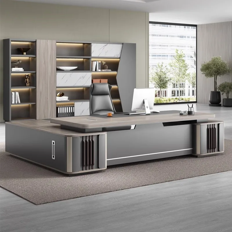 Стол Boss Большой класс Супервизор Стол Менеджер Президент Комбинация одного офиса и стула Бизнес
Стол Boss Большой класс Супервизор Стол Менеджер Президент Комбинация одного офиса и стула Бизнес