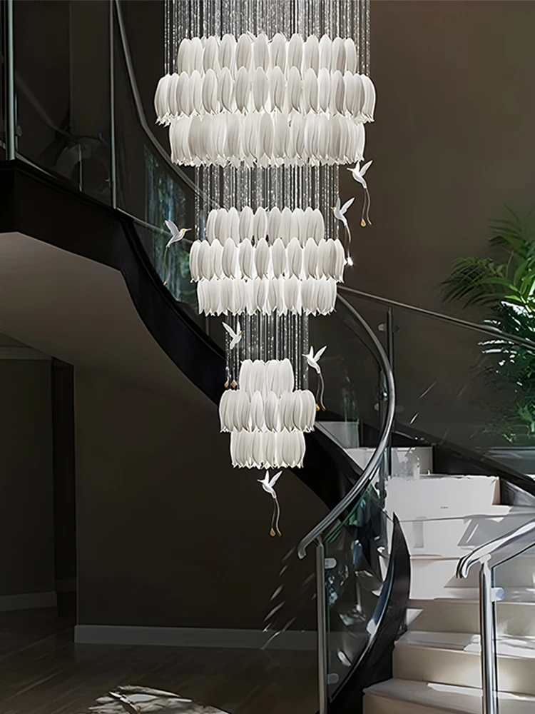Modern Ceramic Ceiling Chandelier For Staircase Loft Stairway Living Room Ceramic Flower Hanging Chandelier For High Ceiling
Modern Ceramic Ceiling Chandelier For Staircase Loft Stairway Living Room Ceramic Flower Hanging Chandelier For High Ceiling