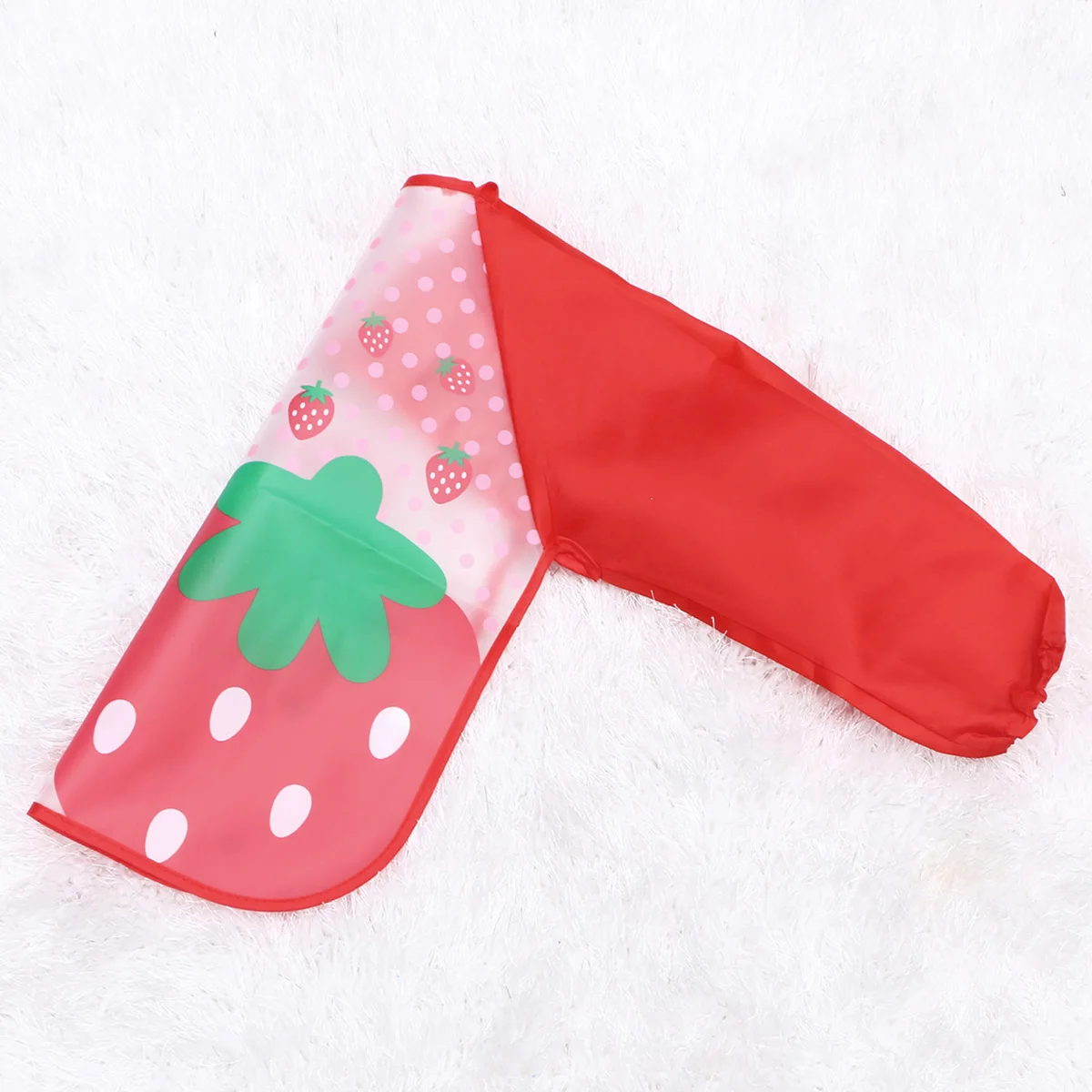 Sleeved Baby Bib Waterproof Toddler Smock Lightweight Eva Fabric Adjustable Sleeves Red Strawberry Cartoon Lunch Feeding Bib
Sleeved Baby Bib Waterproof Toddler Smock Lightweight Eva Fabric Adjustable Sleeves Red Strawberry Cartoon Lunch Feeding Bib