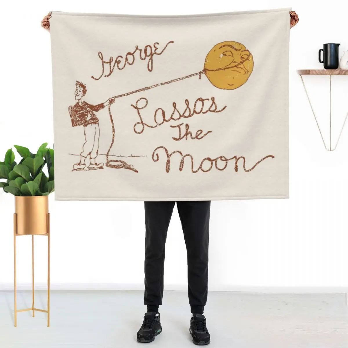 George Lassos the Moon Throw Blanket Ultra Plush Cozy Blanket for Napping Sleeping
George Lassos the Moon Throw Blanket Ultra Plush Cozy Blanket for Napping Sleeping