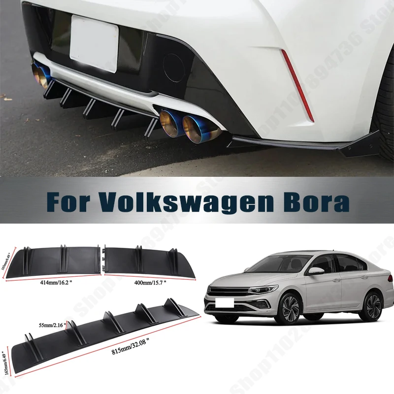 Rear Bumper Shark Fin Diffuser ABS Curved Aero Splitter Anti-Collision Chassis Protector For Volkswagen Bora Car Styling
Rear Bumper Shark Fin Diffuser ABS Curved Aero Splitter Anti-Collision Chassis Protector For Volkswagen Bora Car Styling