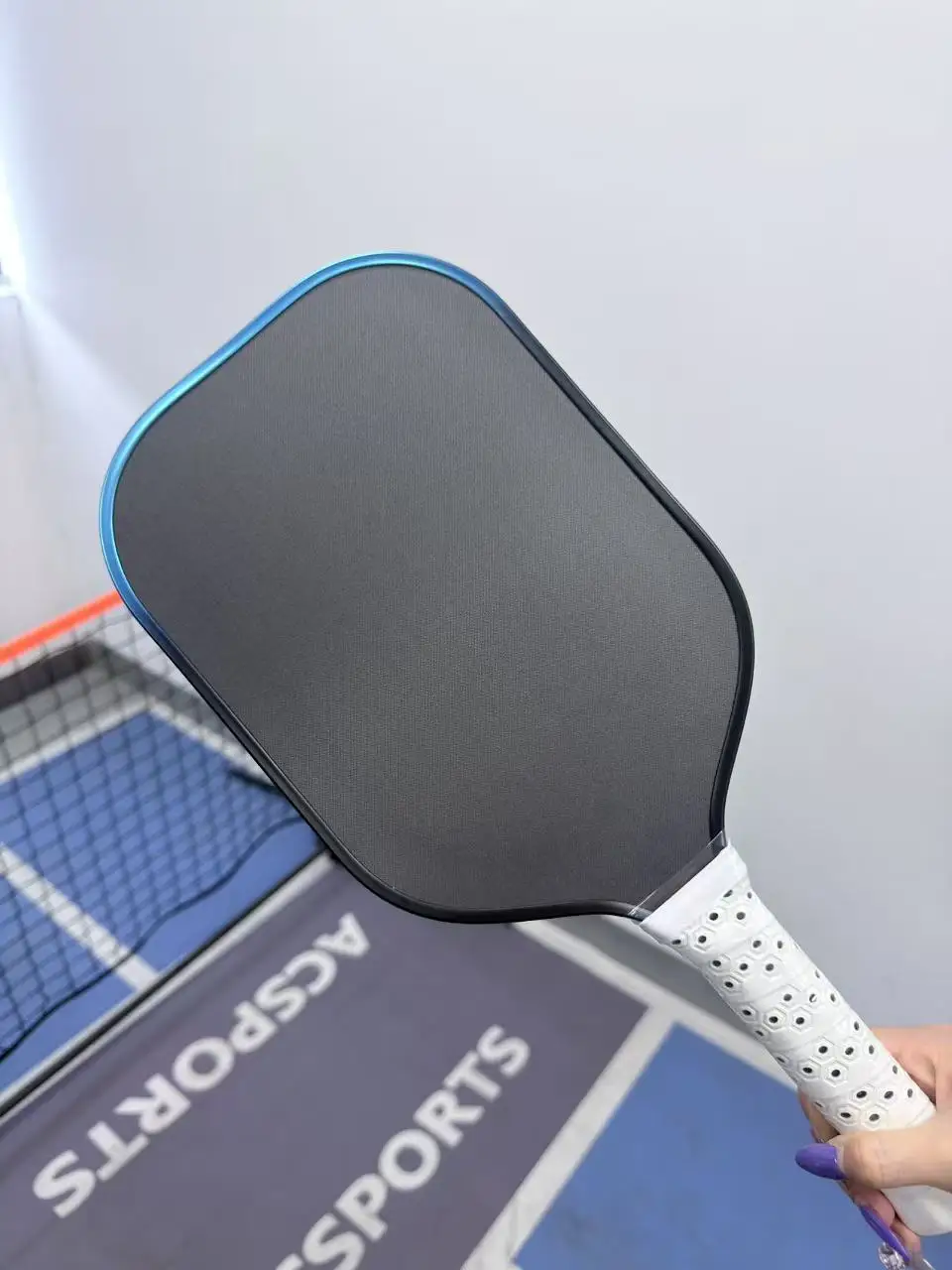 T800 Carbon Fiber Pickleball Paddle Matte Surface With Electroplated Anti-Collision Edge Guard Strip
T800 Carbon Fiber Pickleball Paddle Matte Surface With Electroplated Anti-Collision Edge Guard Strip