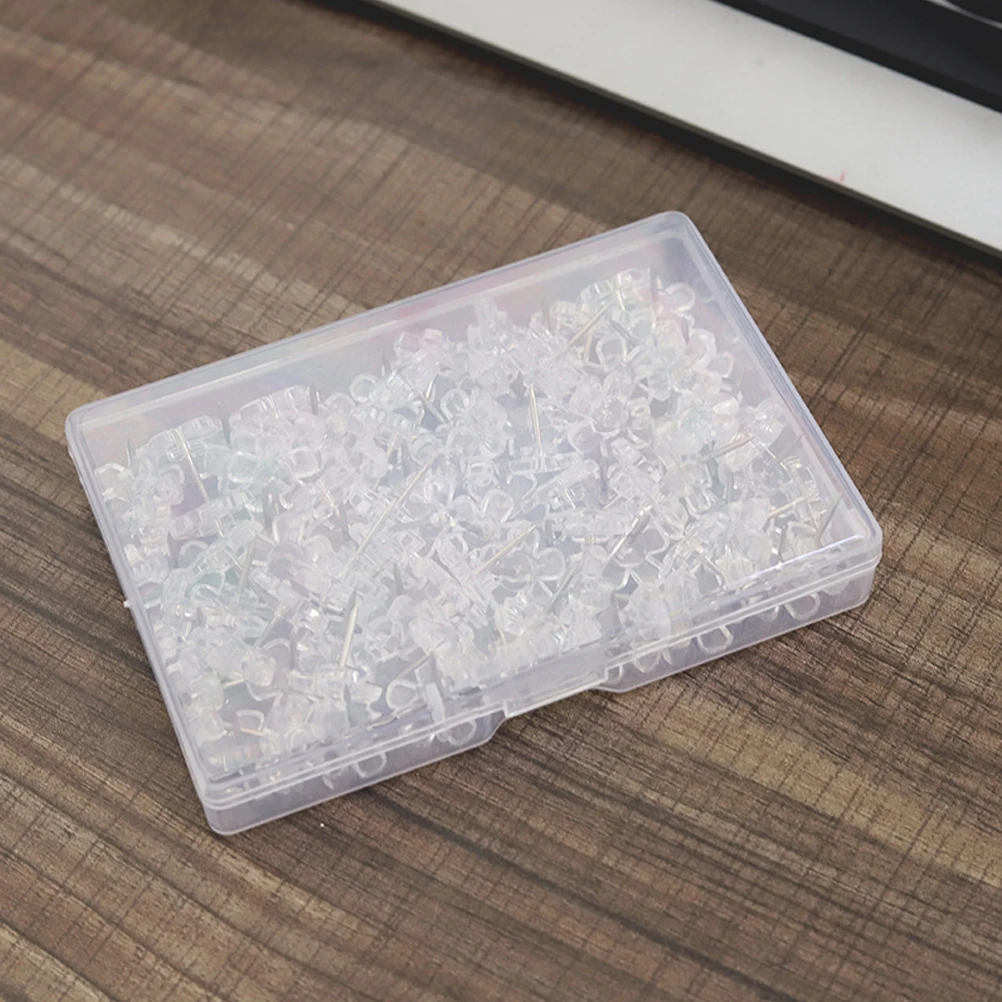 100 Pcs Transparent Flower Pushpin Delicate Thumb Tack Reusable Compact Map Supplies Multi Function Thumbtacks High Grade Safe 
100 Pcs Transparent Flower Pushpin Delicate Thumb Tack Reusable Compact Map Supplies Multi Function Thumbtacks High Grade Safe