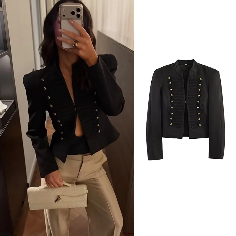New Office Blazers & Jackets Women's Spring 2026 New British Retro Women's Jackets Chic Slim Street Warm Young Outerwear Coats
New Office Blazers & Jackets Women's Spring 2026 New British Retro Women's Jackets Chic Slim Street Warm Young Outerwear Coats