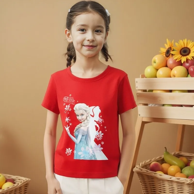 Футболка детская из чистого хлопка 2026 с принтом «Холодное сердце» Эльза, комплект для родителей и детей, милая и забавная футболка, летняя новинка
Футболка детская из чистого хлопка 2026 с принтом «Холодное сердце» Эльза, комплект для родителей и детей, милая и забавная футболка, летняя новинка