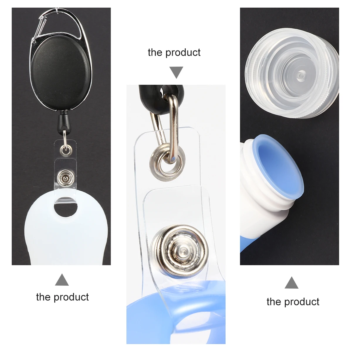 3 Pcs Travel Bottle Set Key Chain Holder for Bottles Dispenser Silicone Portable Toiletries Food Grade Body Containers
3 Pcs Travel Bottle Set Key Chain Holder for Bottles Dispenser Silicone Portable Toiletries Food Grade Body Containers
