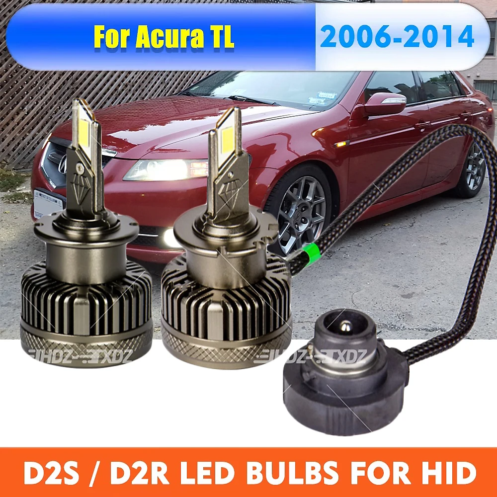 D2S D2R LED Car Headlight Bulbs 6000K 22000LM Turbo Lights For Acura TL 2006-2014 Auto Lamp Xenon HID Conversion Kit
D2S D2R LED Car Headlight Bulbs 6000K 22000LM Turbo Lights For Acura TL 2006-2014 Auto Lamp Xenon HID Conversion Kit