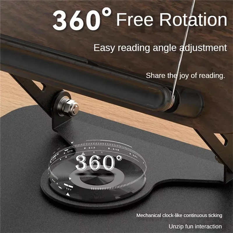 AT93-Rotating Reading Stand Read-Write Switching Non-Slip Base For Watching TV Working Smooth Without Burrs
AT93-Rotating Reading Stand Read-Write Switching Non-Slip Base For Watching TV Working Smooth Without Burrs