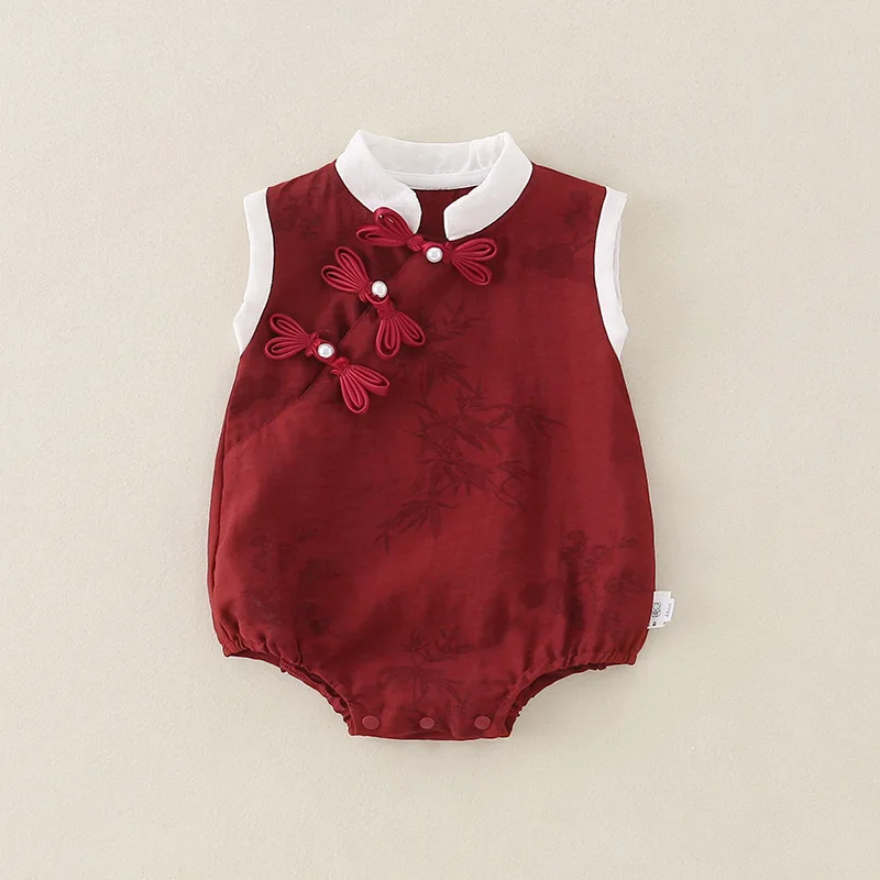 ZOETOPKID Summer Rompers Newborn Girls Clothes Chinese Style Flowers Sleeveless Cotton Baby Bodysuits and One-Pieces Baby Stuff
ZOETOPKID Summer Rompers Newborn Girls Clothes Chinese Style Flowers Sleeveless Cotton Baby Bodysuits and One-Pieces Baby Stuff