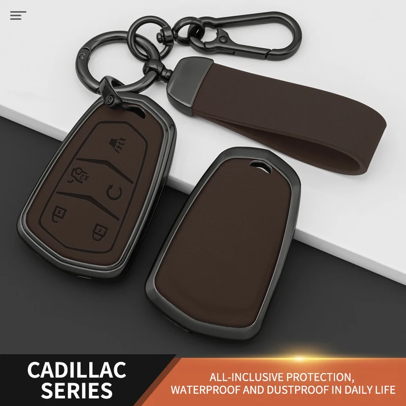 3 4 5 Buttons Zinc Alloy Leather Car Key Case Cover for Cadillac ATS CT6 CTS DTS XT5 Escalade ESV SRX STS XTS ELR Accessories
3 4 5 Buttons Zinc Alloy Leather Car Key Case Cover for Cadillac ATS CT6 CTS DTS XT5 Escalade ESV SRX STS XTS ELR Accessories