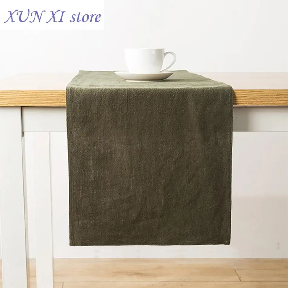 New Ramie Cotton Fabric Table Runner,Household Decorate Solid Colour Dinner Placemat Holiday Wedding Christmas Doily
New Ramie Cotton Fabric Table Runner,Household Decorate Solid Colour Dinner Placemat Holiday Wedding Christmas Doily