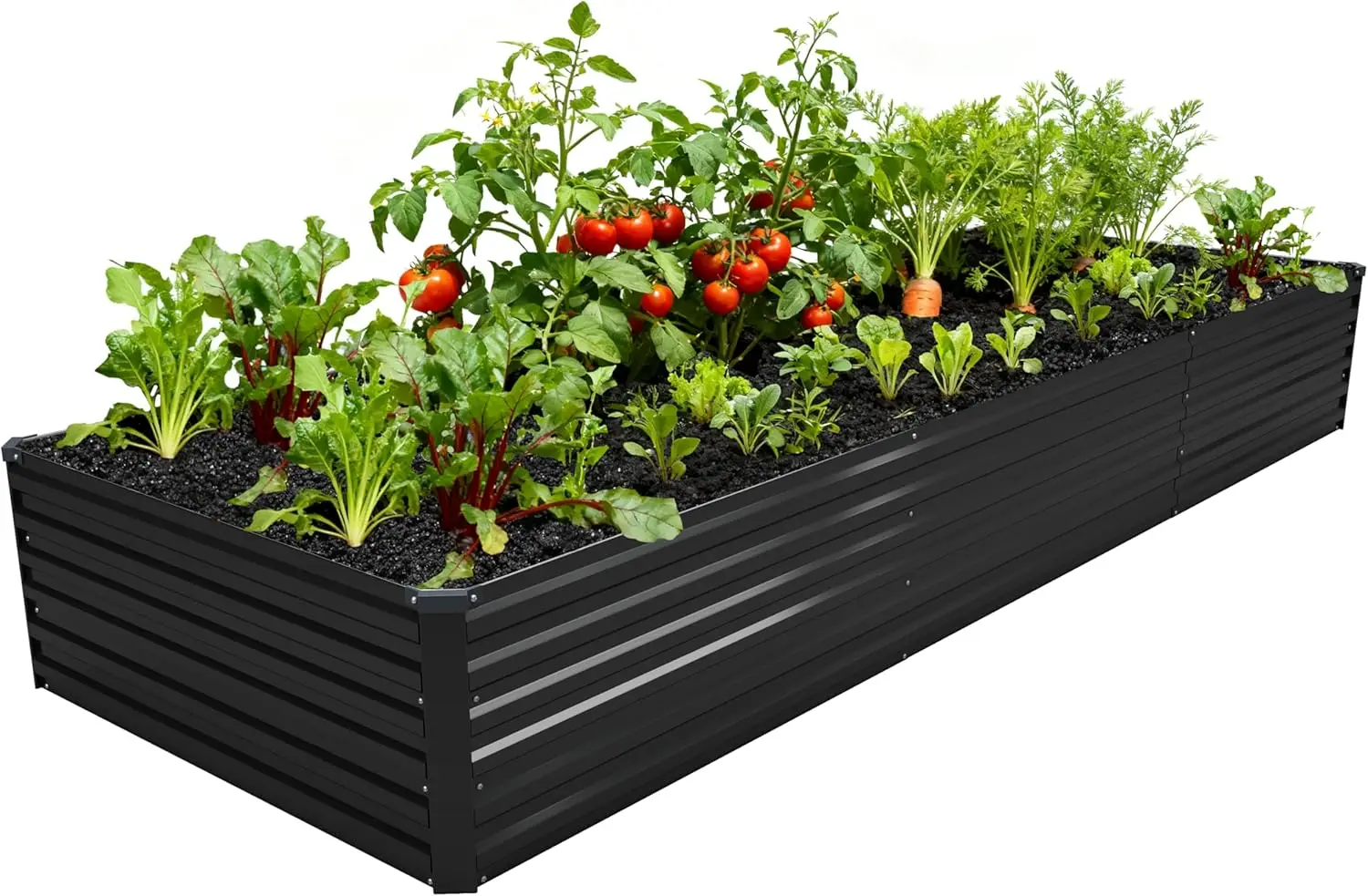 Galvanized Raised Garden Bed, 12x4x1.5FT Metal Planter Box for Vegetables, Fruits, Herbs Outdoor - Black
Galvanized Raised Garden Bed, 12x4x1.5FT Metal Planter Box for Vegetables, Fruits, Herbs Outdoor - Black