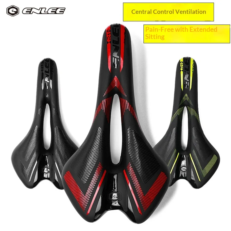 Enlee Bicycle Saddle Thickened Memory Foam Hollow Seat Cushion For Mountain Road Bike Comfortable Long Distance Riding Cycling
Enlee Bicycle Saddle Thickened Memory Foam Hollow Seat Cushion For Mountain Road Bike Comfortable Long Distance Riding Cycling