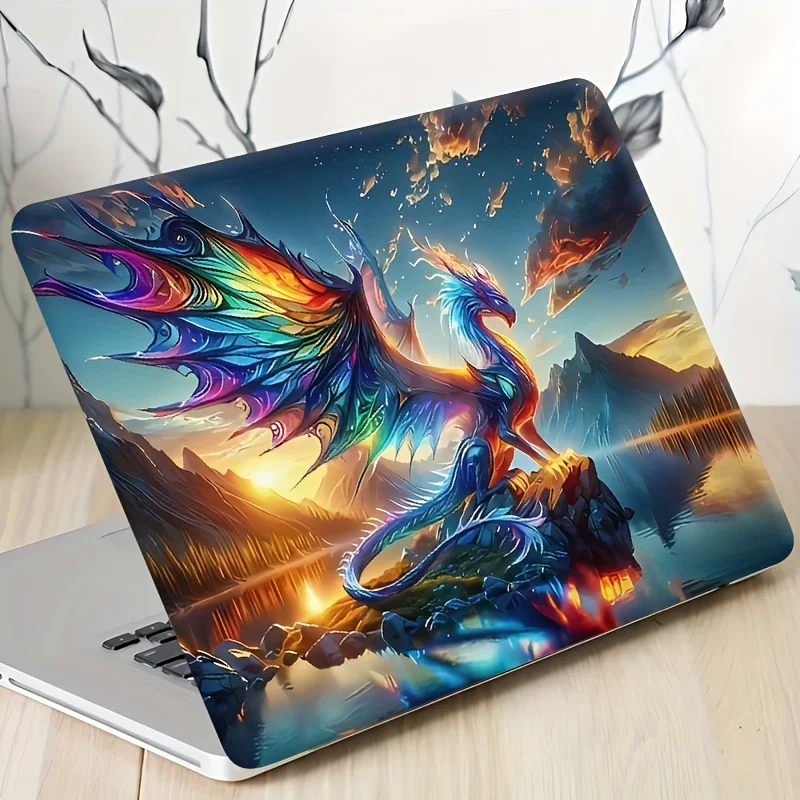 Two-piece Vivid Dragon Design Vinyl Decal for Laptops, Light Beige - Scratch Resistant Art Sticker for Decorative Laptops, Cars,
Two-piece Vivid Dragon Design Vinyl Decal for Laptops, Light Beige - Scratch Resistant Art Sticker for Decorative Laptops, Cars,