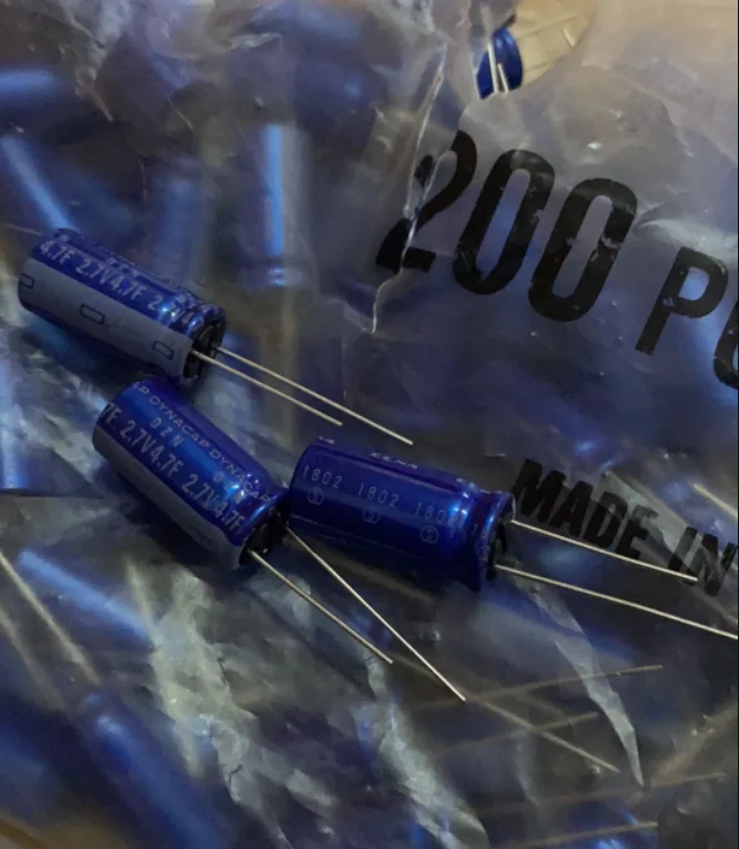 30pcs/lot DZN-2R7D475H5TM 2.7V 4.7F ELNA 10x20mm wound Farad energy storage capacitor free shipping
30pcs/lot DZN-2R7D475H5TM 2.7V 4.7F ELNA 10x20mm wound Farad energy storage capacitor free shipping