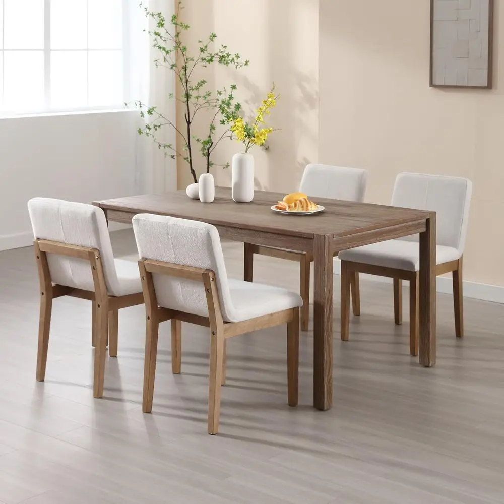 4-Piece Linen Upholstered Parsons Chairs Set with Reclining Backrest for Kitchen, Dining Room, or Island in Beige
4-Piece Linen Upholstered Parsons Chairs Set with Reclining Backrest for Kitchen, Dining Room, or Island in Beige
