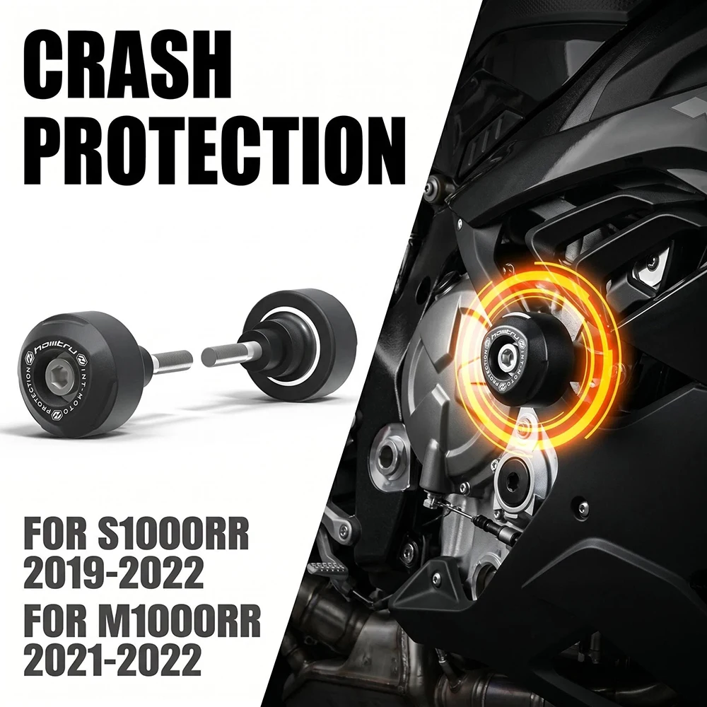 Motorcycle Falling Crash Protector For BMW S1000RR M1000RR 2019-2022 Guards Engine Crash Bobbins
Motorcycle Falling Crash Protector For BMW S1000RR M1000RR 2019-2022 Guards Engine Crash Bobbins