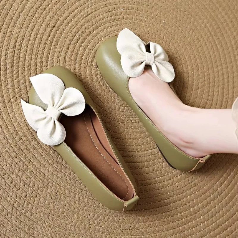 Women's Flats Bow-Knot Shoes Ladies British Style Female Footwear Casual Sneaker Autumn Oxfords Square Toe Low Heels Butterfly
Women's Flats Bow-Knot Shoes Ladies British Style Female Footwear Casual Sneaker Autumn Oxfords Square Toe Low Heels Butterfly