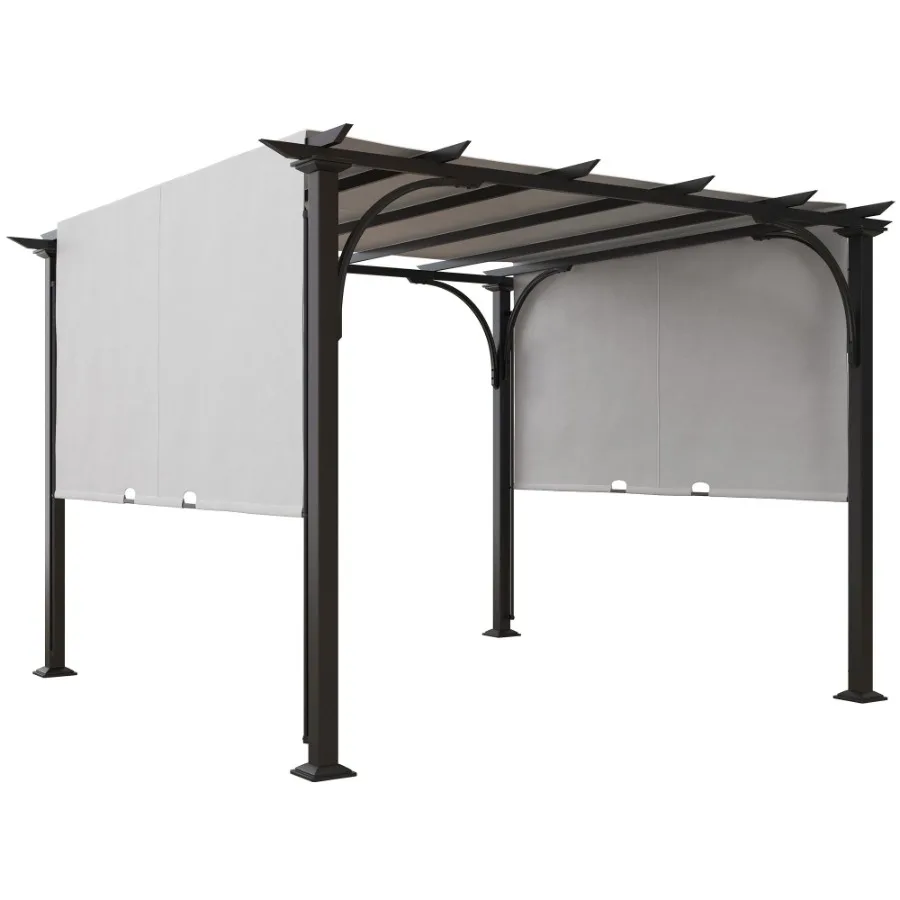 Выдвижной навес Outsunny Pergola 10x10, устойчивый к атмосферным воздействиям, белый
Выдвижной навес Outsunny Pergola 10x10, устойчивый к атмосферным воздействиям, белый