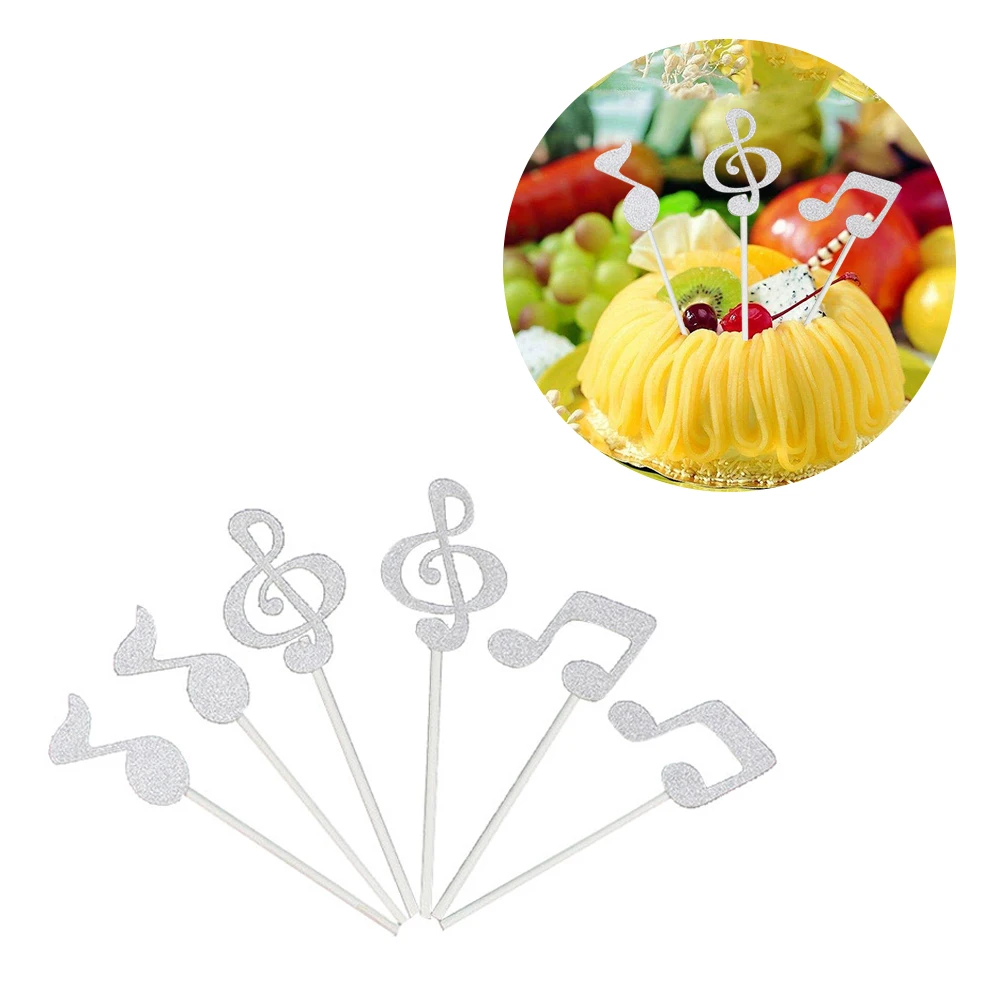 6 Pcs Cake Insert Music Notes Cupcake Picks Symbol Decoration Theme Related Decorations Musical Father
6 Pcs Cake Insert Music Notes Cupcake Picks Symbol Decoration Theme Related Decorations Musical Father