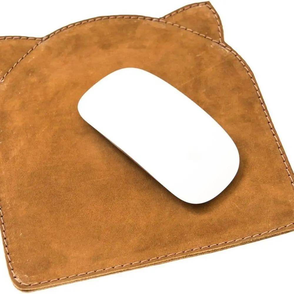 Handcrafted Suede Cat Mouse Pad with Soft Leather Finish
Handcrafted Suede Cat Mouse Pad with Soft Leather Finish