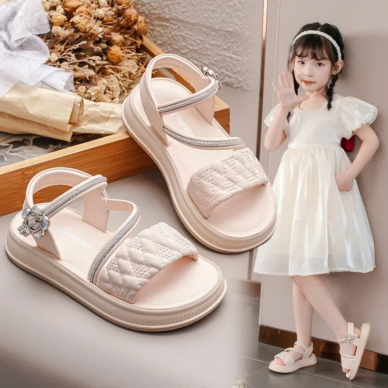2025 Summer New Children's Sandals Soft Bottom Girls' Casual Princess Shoes Fashion Anti Slip Baby Kid's Roman Beach Shoes
2025 Summer New Children's Sandals Soft Bottom Girls' Casual Princess Shoes Fashion Anti Slip Baby Kid's Roman Beach Shoes