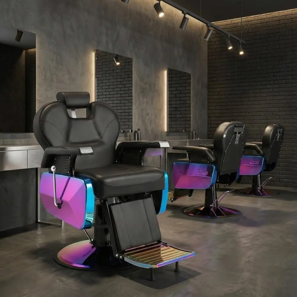 Hydraulic Barber Chair, 21 Wide Styling Chairs for Salon with 450 LBS Capacity, 135 Recline Tattoo and Makeup Chair, Laser Fram
Hydraulic Barber Chair, 21 Wide Styling Chairs for Salon with 450 LBS Capacity, 135 Recline Tattoo and Makeup Chair, Laser Fram