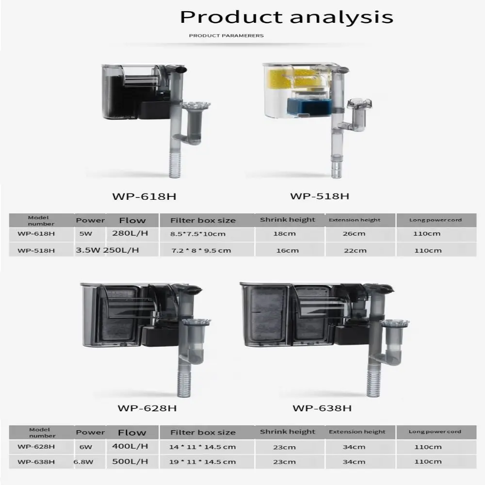 Adjustable Flow Slim Aquarium Filter Waterfall Type Stay Clean Technology Hang-On The Back Power Filter Silence Power Saving
Adjustable Flow Slim Aquarium Filter Waterfall Type Stay Clean Technology Hang-On The Back Power Filter Silence Power Saving