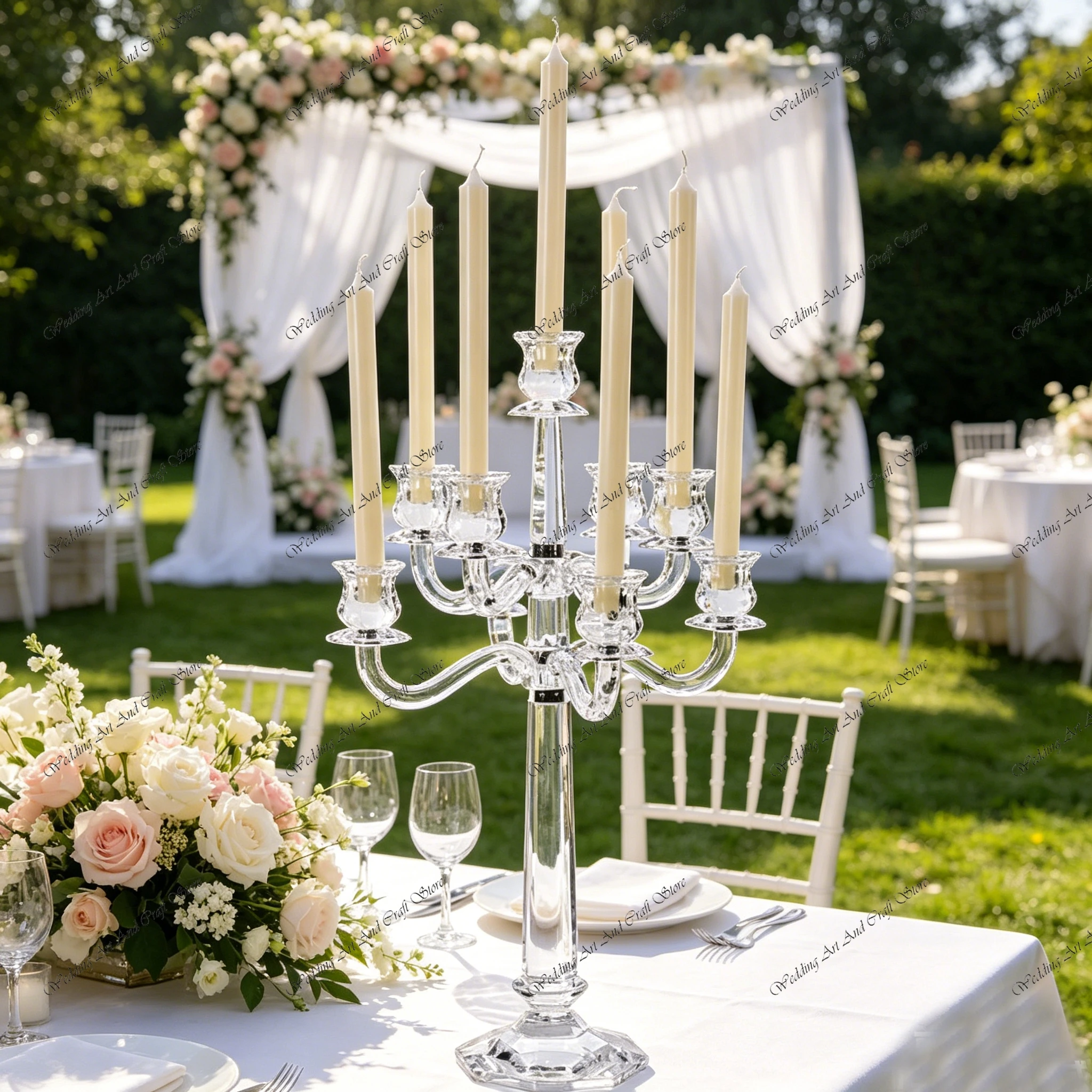4pcs f30 58cm Glass Crystal Candelabra 9 Arms Crystal Candlestick Tall Wedding Centerpiece for Elegant Decorations ivy1063
4pcs f30 58cm Glass Crystal Candelabra 9 Arms Crystal Candlestick Tall Wedding Centerpiece for Elegant Decorations ivy1063