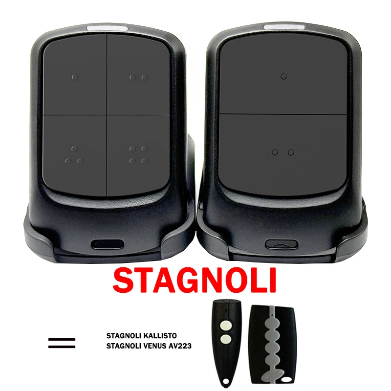 STAGNOLI KALLISTO VENUS AV223 Garage Door Opener Remote Control 433.92MHz Rolling Code Replacement STAGNOLI Remote Control
STAGNOLI KALLISTO VENUS AV223 Garage Door Opener Remote Control 433.92MHz Rolling Code Replacement STAGNOLI Remote Control
