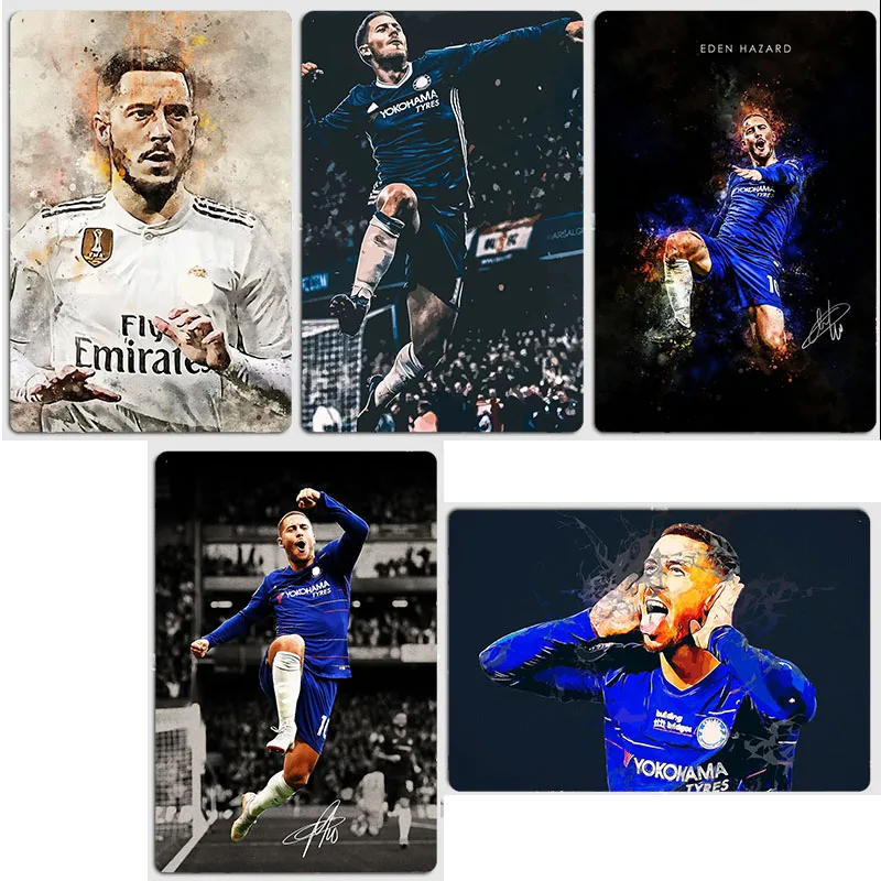 Metal Poster Sign Eden Hazard Football Player Posters Retro Garage Club Bar Custom Indoor Wall Poster Room Decoration Home Decor
Metal Poster Sign Eden Hazard Football Player Posters Retro Garage Club Bar Custom Indoor Wall Poster Room Decoration Home Decor