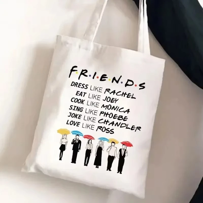 Friends Tv Show Series Pattern Tote Bag Fashionable Canvas Bags Parties Travel and Shopping Machine Washable Handbag Fans Gifts
Friends Tv Show Series Pattern Tote Bag Fashionable Canvas Bags Parties Travel and Shopping Machine Washable Handbag Fans Gifts