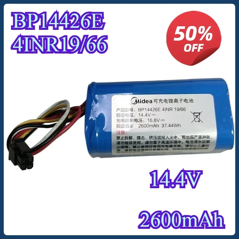 New 14.4V 2600mAh Li-ion Battery For Ursus Trotter BP14426E 4INR19/66 Robot Vacuum Cleaner Battery Accessories Part
New 14.4V 2600mAh Li-ion Battery For Ursus Trotter BP14426E 4INR19/66 Robot Vacuum Cleaner Battery Accessories Part
