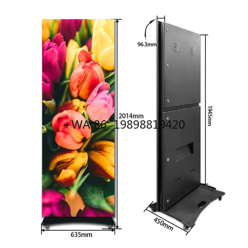 Outdoor Commercial Digital Billboard Banner Smart Wifi Portable P2.5 LED Poster for Advertising Animation Graphics Retail Supply 
Outdoor Commercial Digital Billboard Banner Smart Wifi Portable P2.5 LED Poster for Advertising Animation Graphics Retail Supply
