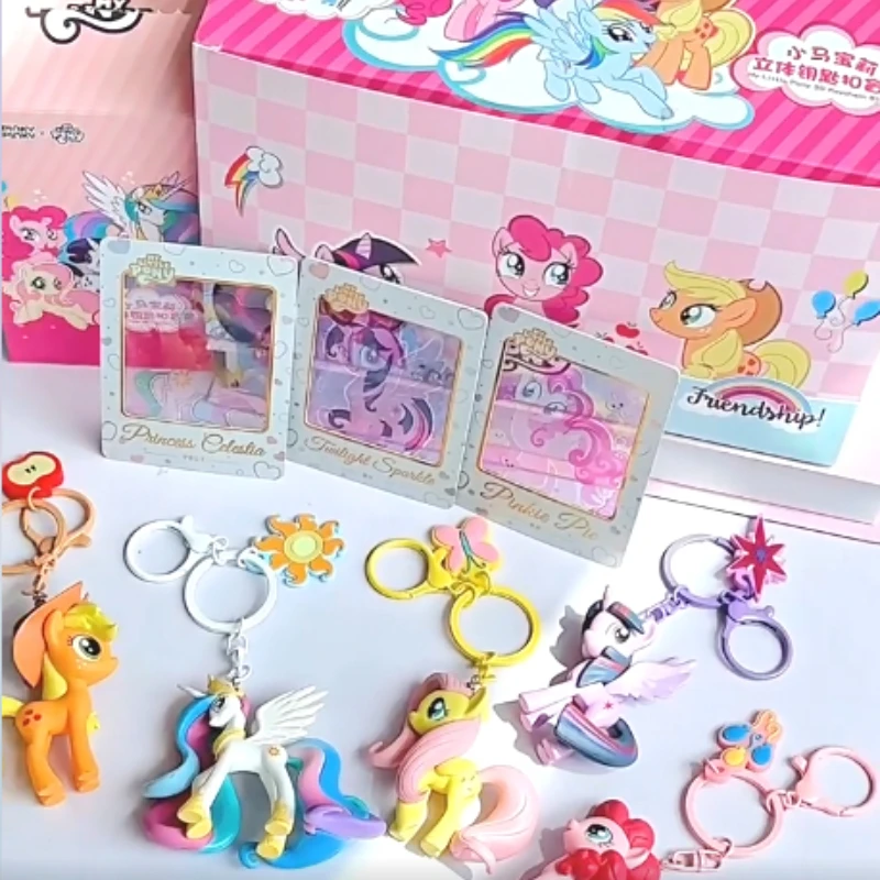 My Little Pony Blind Box Fluttershy Rainbow Dash Rarity Applejack Princess Celestia Cute Keychain Bag Charm Collection Kid Gifts
My Little Pony Blind Box Fluttershy Rainbow Dash Rarity Applejack Princess Celestia Cute Keychain Bag Charm Collection Kid Gifts