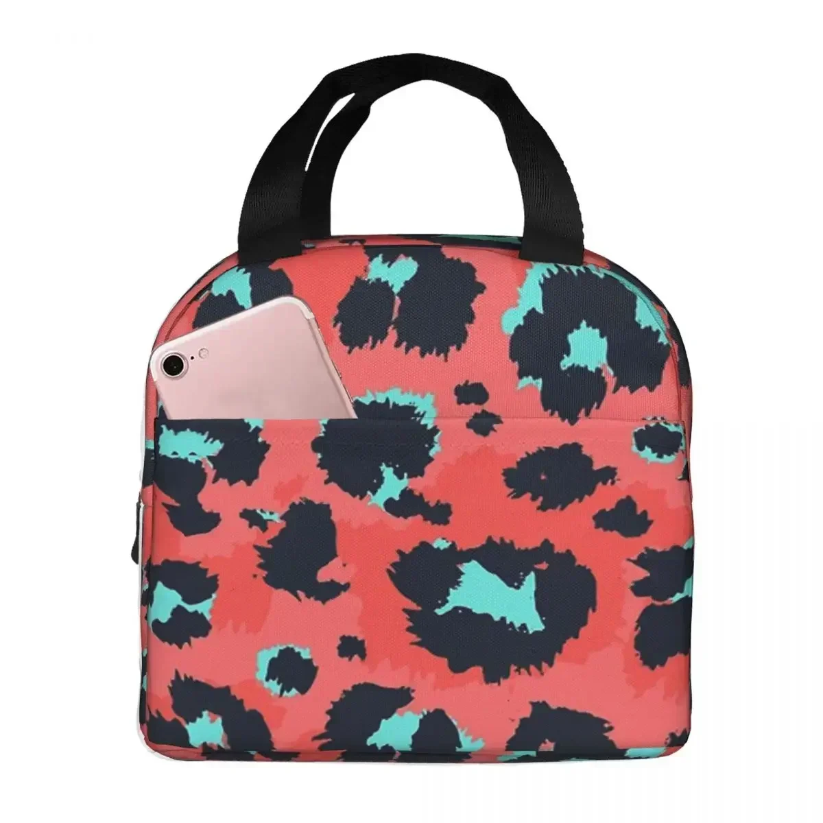 Reddish Leopard Mixed With Neon Patches Portable Lunch Bag Animal Skin Ice Cooler Pack Insulation Picnic Food Storage Bags
Reddish Leopard Mixed With Neon Patches Portable Lunch Bag Animal Skin Ice Cooler Pack Insulation Picnic Food Storage Bags